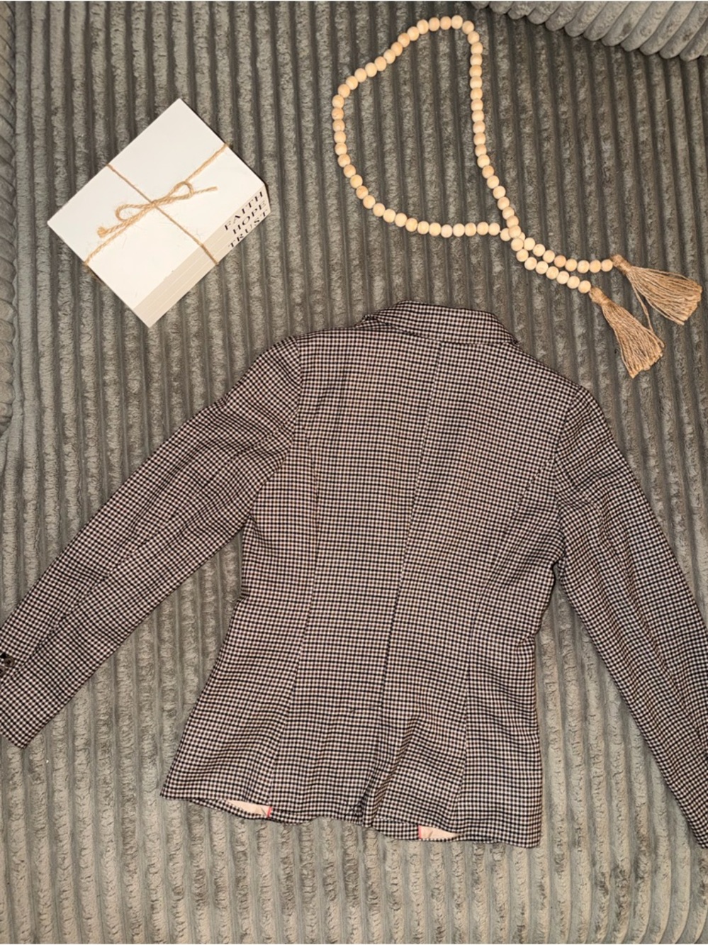 H&M Black and White Houndstooth Blazer - Picture 3 of 10